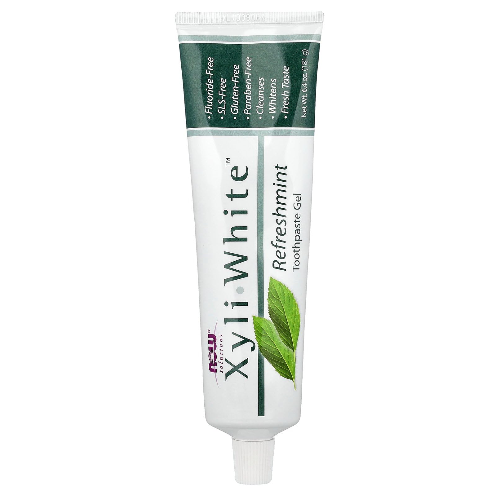 NOW Foods Solutions, Xyliwhite™ Toothpaste Gel, Refreshmint, Cleanses and Whitens, Fresh Taste, 6.4-Ounce