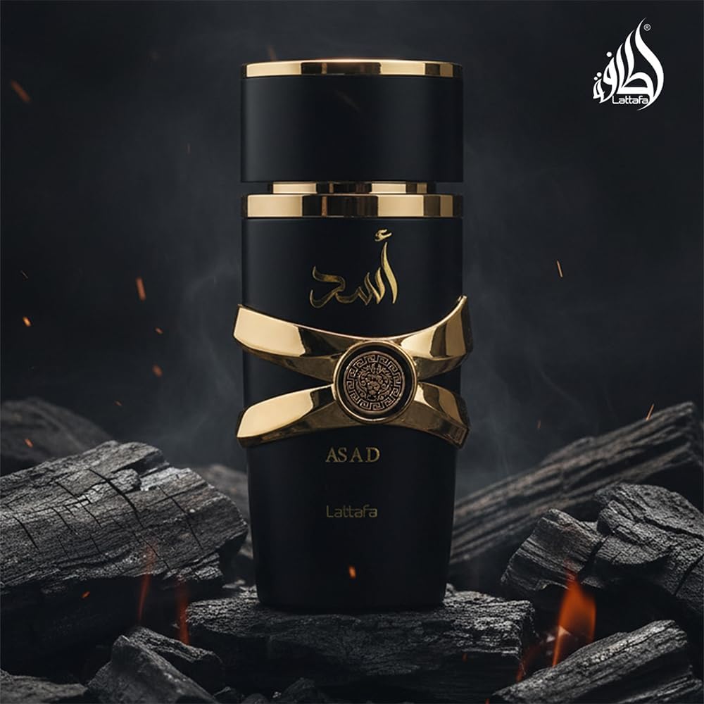 Lattafa Perfumes Asad for Unisex Eau de Parfum Spray, 3.4 Ounce