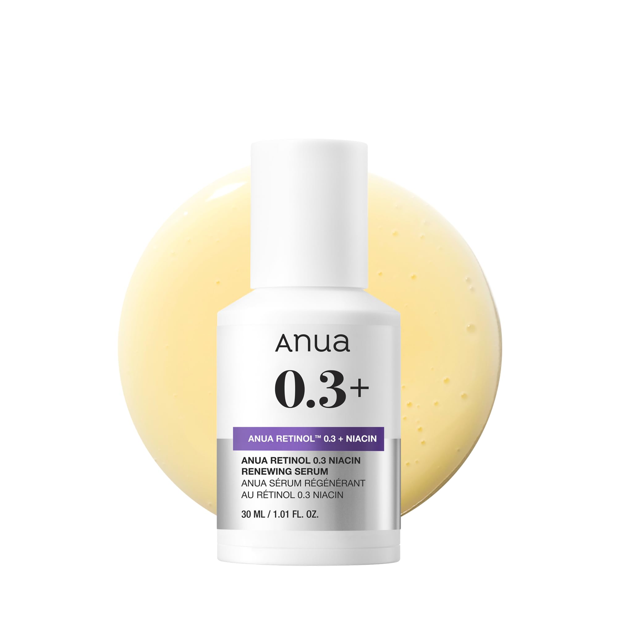 Anua Retinol Serum for Smooth & Renewed Texture, 1.01 fl oz