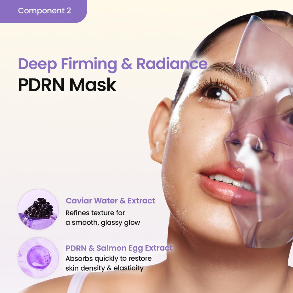 BIODANCE Soothing & Renewal Duo: Sea Kelp & Caviar PDRN Real Deep Overnight Gel Mask for Glass Skin, Korean Skin Care, Skin Care Set