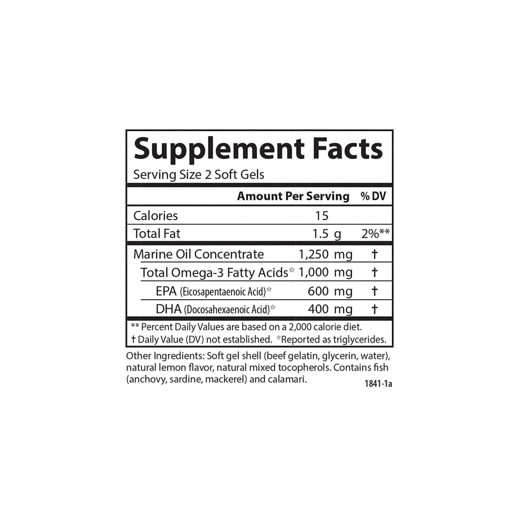 Carlson Teen's Max Catch Minis, 1000 mg, Omega-3s, From Norway, 60 Softgels