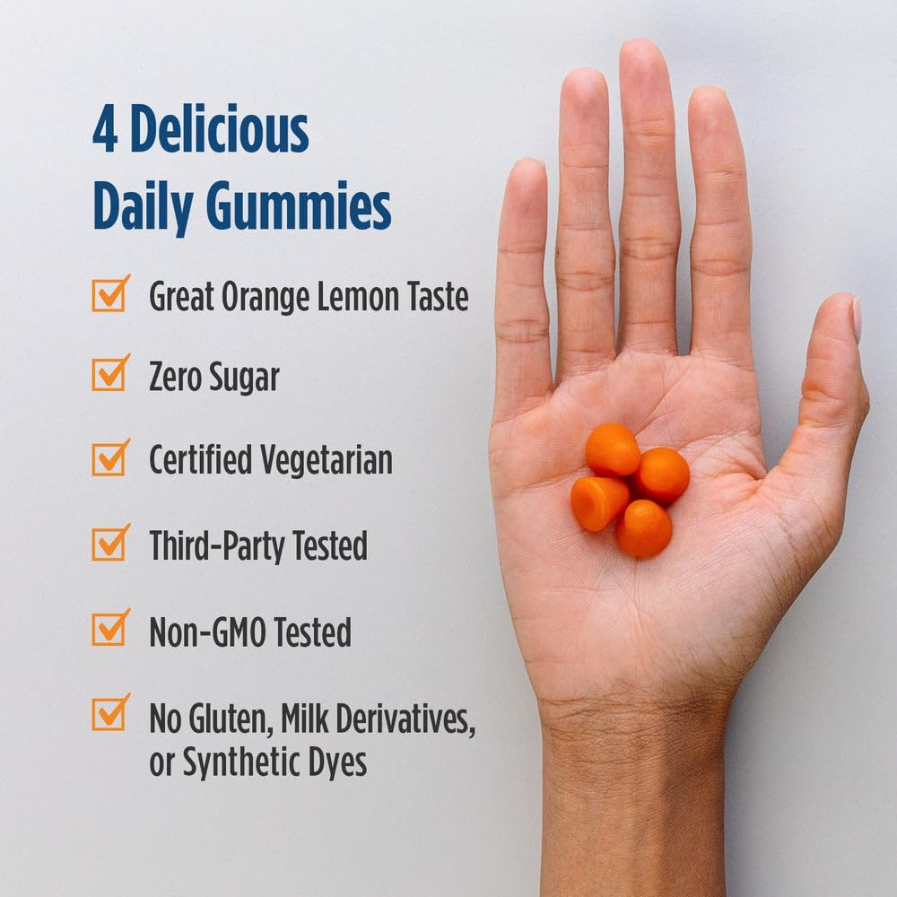 Nordic Naturals Zero Sugar Kids Multi Gummies, Ages 4+ - 120 Count