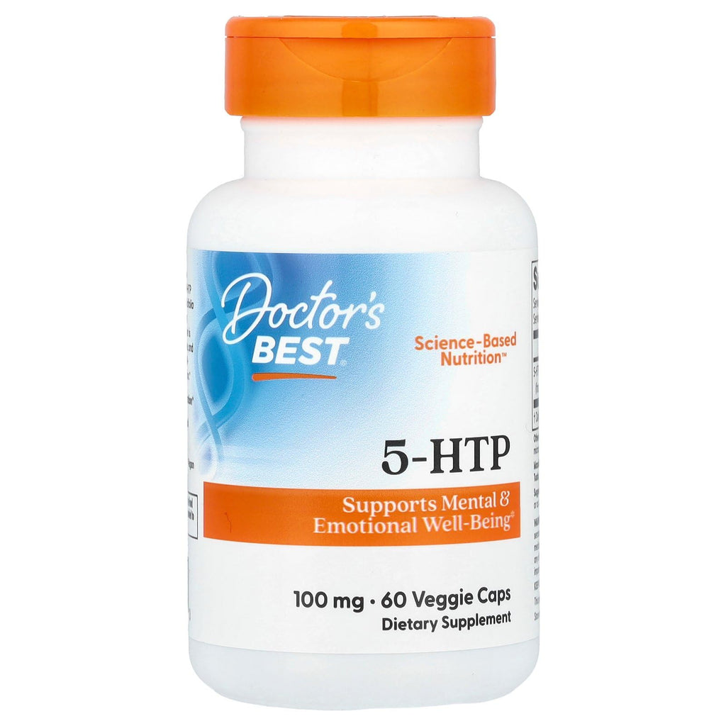 Doctor's Best, Best 5-HTP, 100 mg, 60 Veggie Caps
