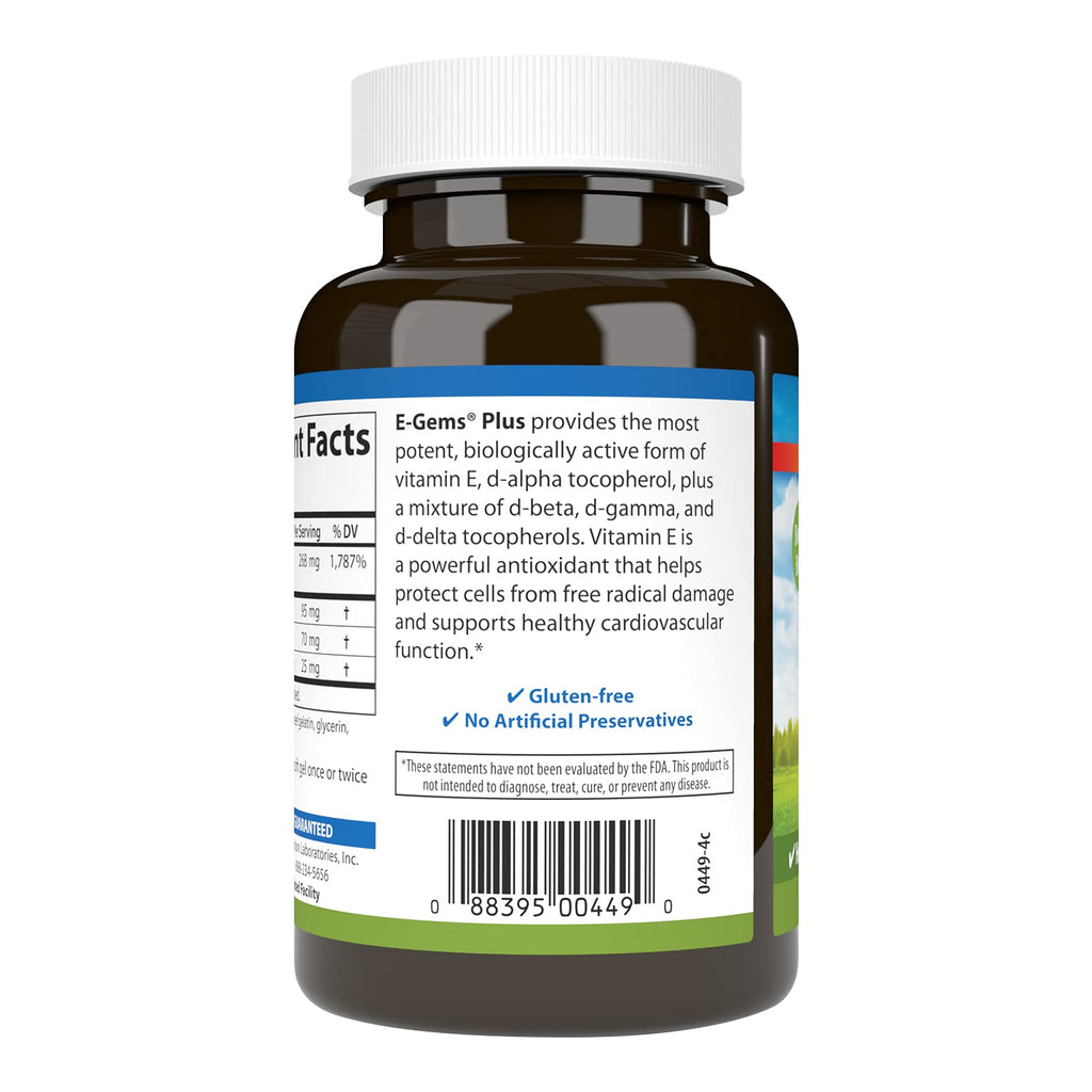 Carlson E-Gems Plus, 400 IU (268 mg), Optimal Wellness, 140 Soft Gels
