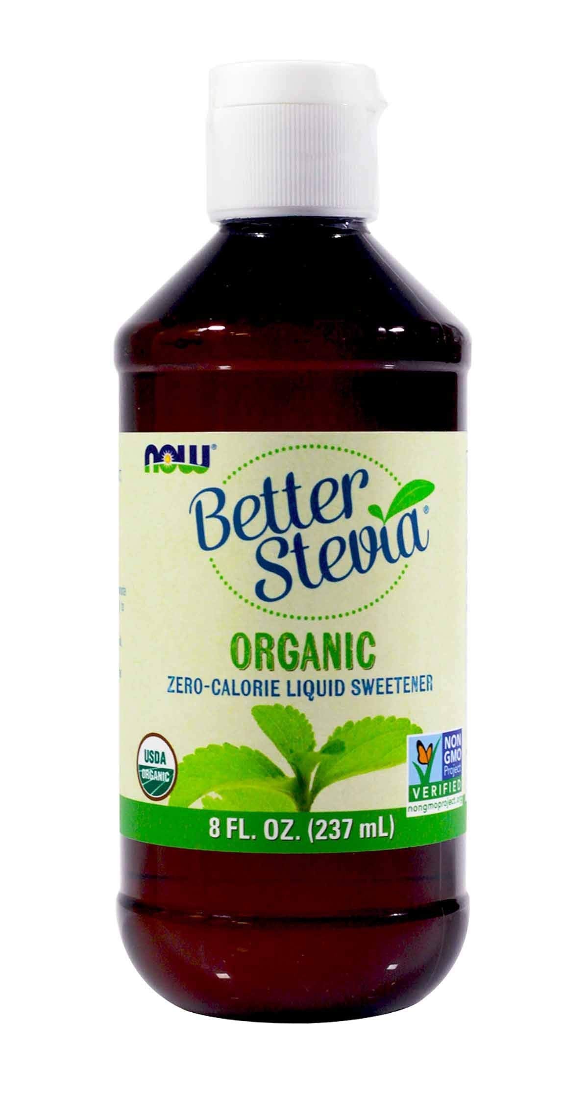 NOW FOODS ORGANIC BETTER STEVIA, 8 OUNCE, 2-PACK