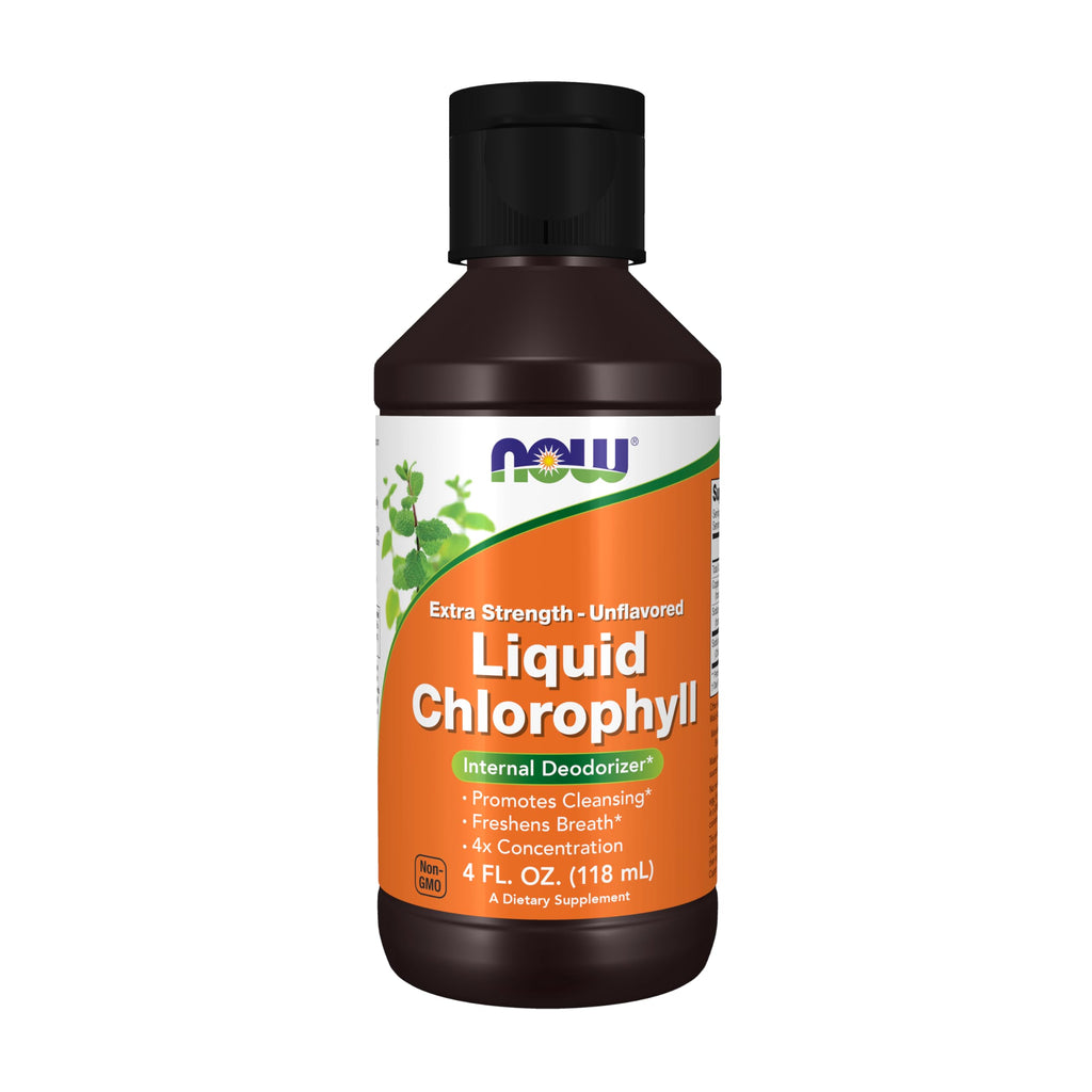 Now Supplements, Liquid Chlorophyll, Extra Strength, Unflavored, 4 fl. Oz.