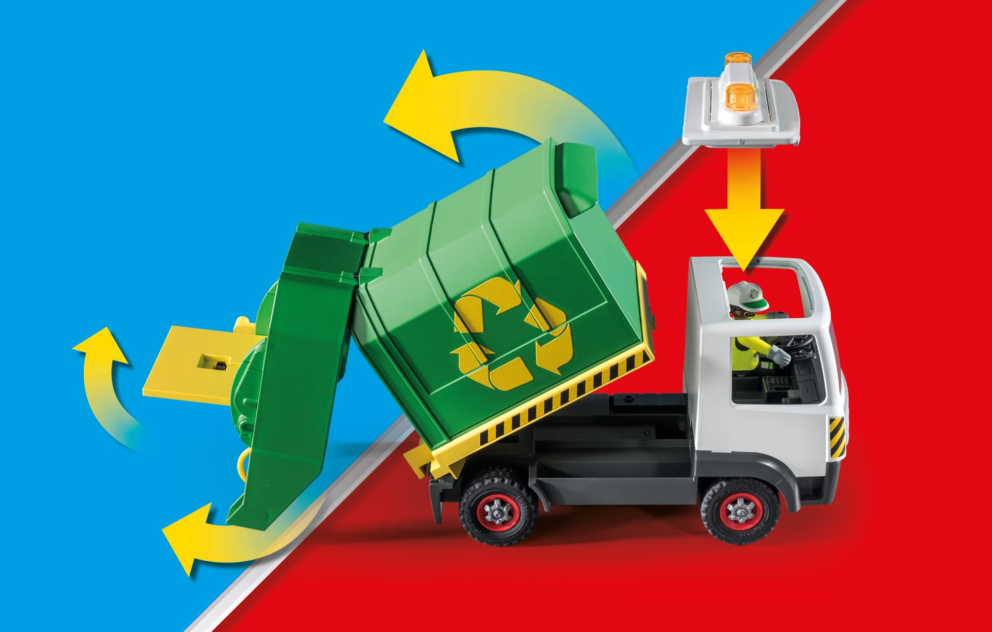Playmobil Recycling Truck with Accessories and 2 Figures