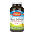 Carlson Solar D Gems, 2000 IU (50 mcg) Vitamin D3, Lemon, 360 Softgels