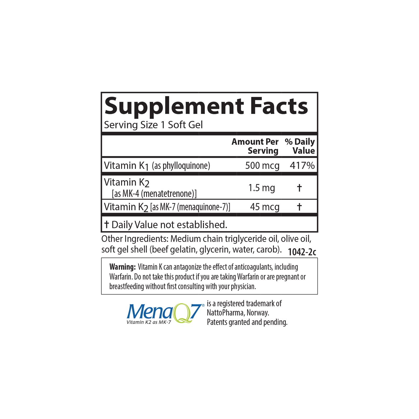 Carlson K Complete, Vitamin K-1, K2 as MK-4, 90 Softgels