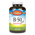 Carlson B-50 Gels, Vitamin B Complex, Energy Production, 100 Softgels