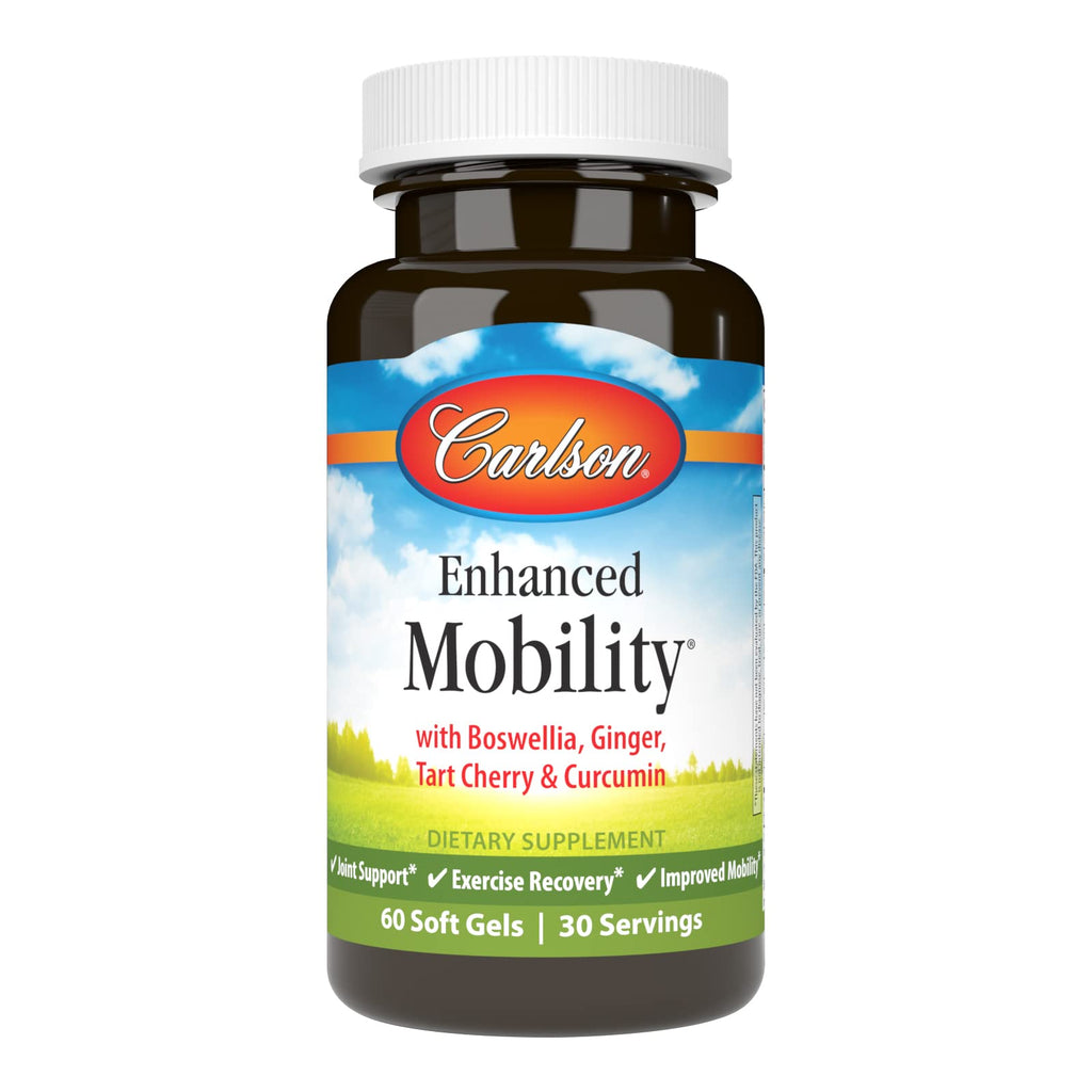 Carlson Enhanced Mobility, Botanical Joint Support, Boswellia, 60 Softgels