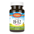 Carlson Chewable B-12, 1000 mcg, Vitamin B12, Lemon, 90 Chewable Tablets