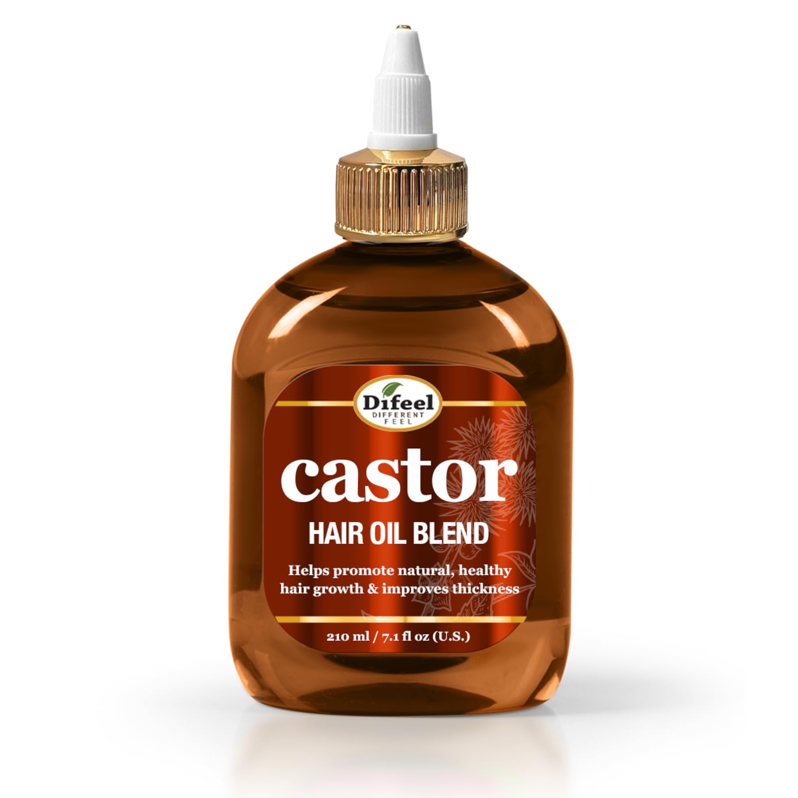 Difeel Castor Hair Oil Blend 7.1 oz. - Natural Castor Oil for Hair Growth