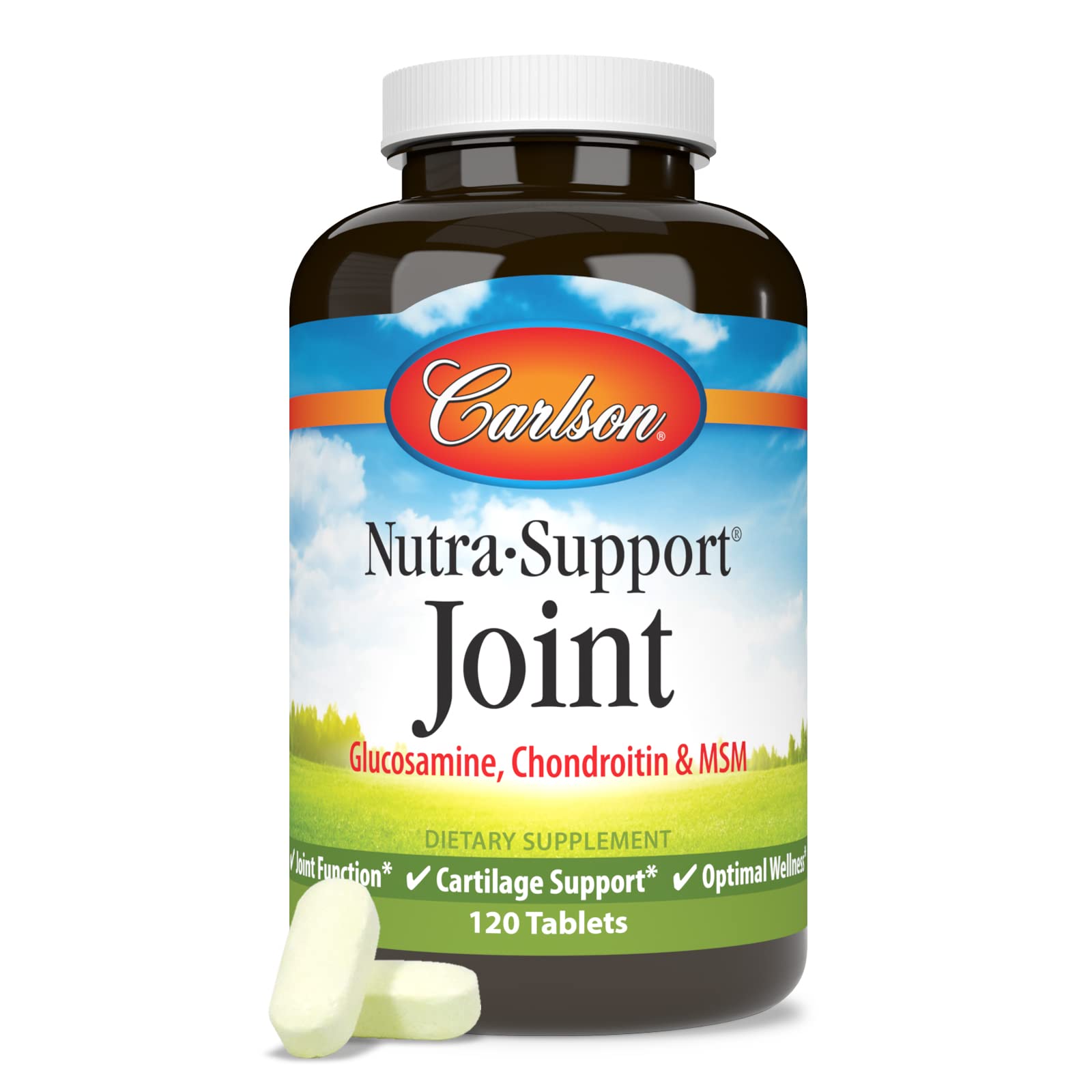 Carlson Nutra-Support Joint, Glucosamine, Chondroitin, 120 Tablets