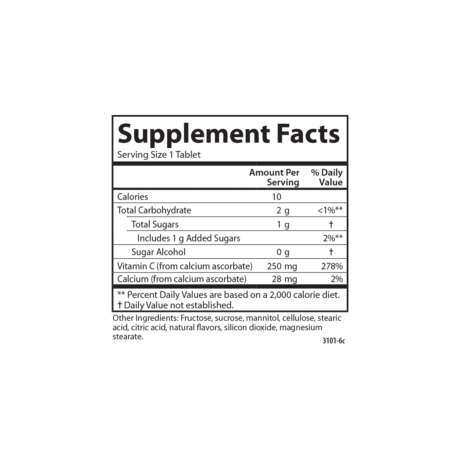 Carlson Kid's Chewable Vitamin C, 250 mg, 120 Vegetarian Chewable Tablets