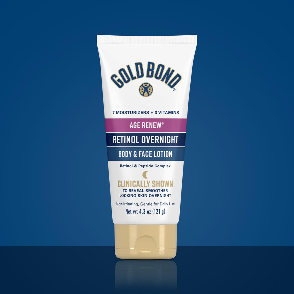 Gold Bond Age Renew Day & Night Duo Lotion Set for Body & Face, 8.6 oz