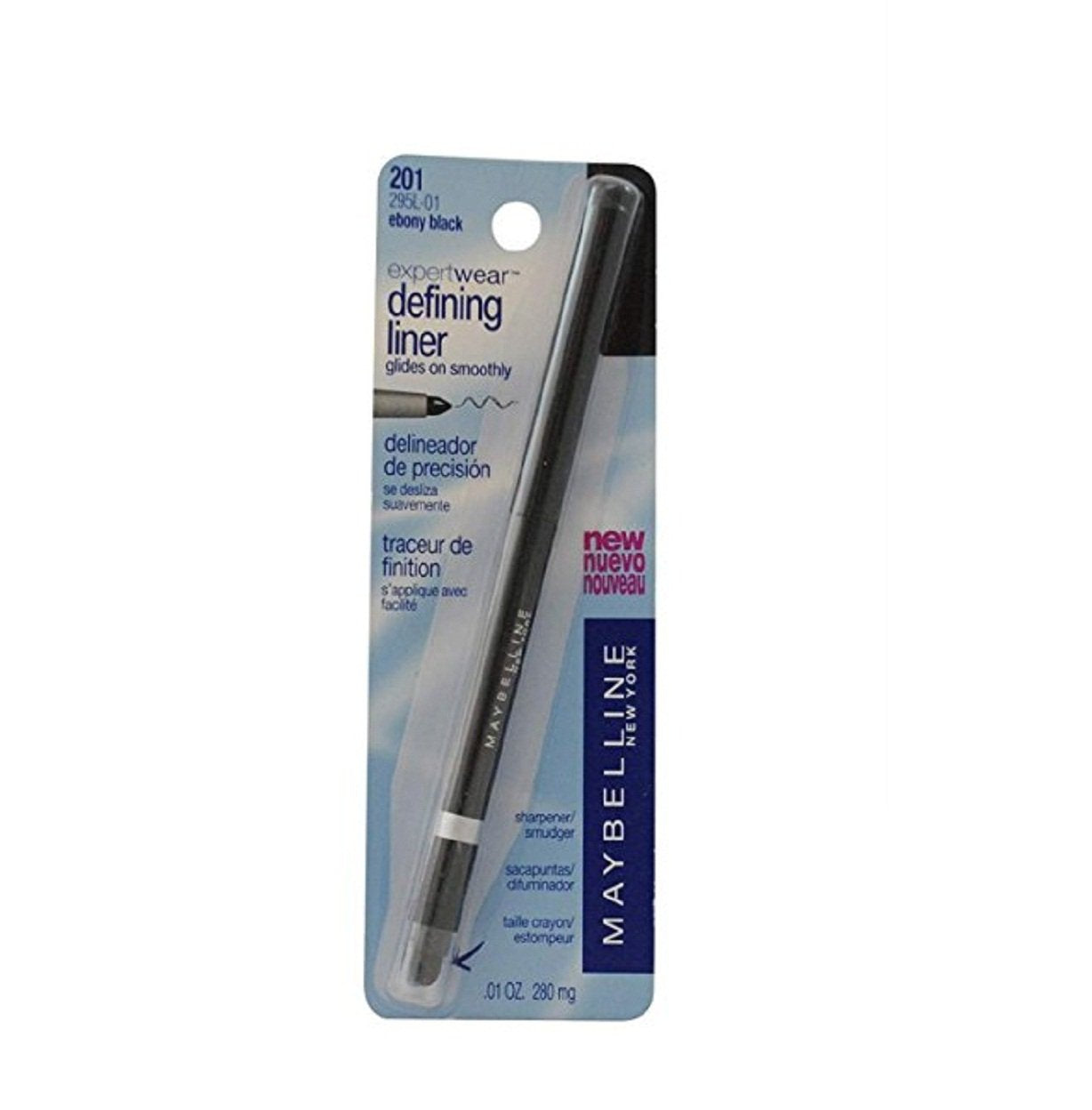 Maybelline ExpertWear Defining Liner 201 Ebony Black