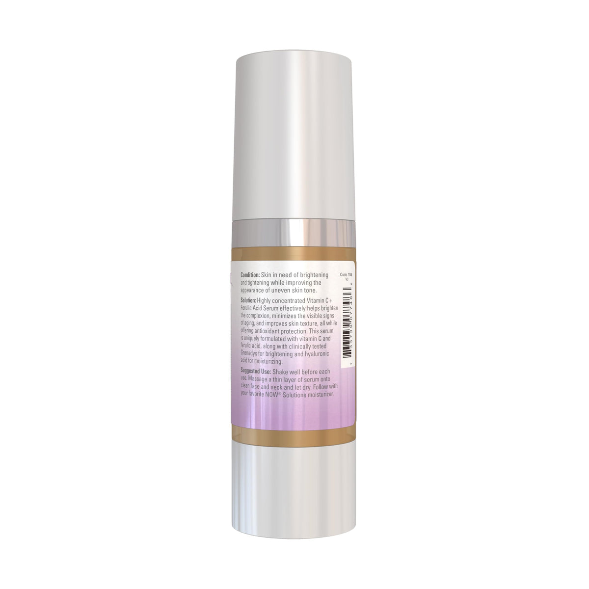 NOW Solutions, Vitamin C Serum Plus Ferulic Acid, Brightening, 1 fl. oz