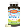 Carlson Kid's Chewable Vitamin C, 250 mg, 60 Vegetarian Chewable Tablets