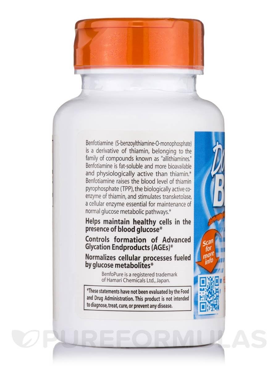 Doctor's Best - Best Benfotiamine (150 mg) 120VC