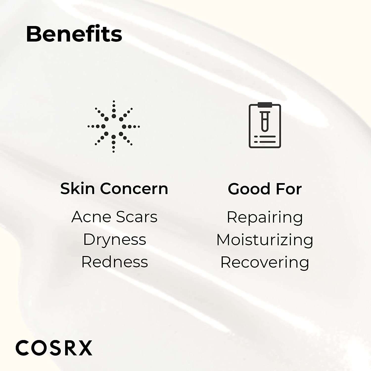 COSRX Snail Mucin 92% Moisturizer, Daily Repair Face Gel Cream Tube Type for Dry, Sensitive Skin, Not Tested on Animals, No Parabens, No Sulfates, No Phthalates, Korean Skincare (3.52Fl Oz / 100g)