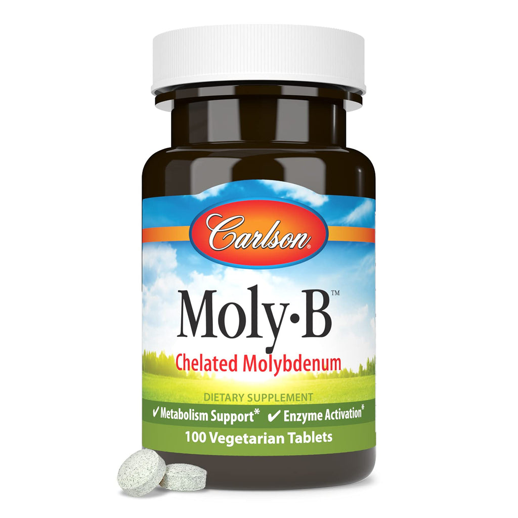 Carlson Moly-B, Metabolism Support, 100 Vegetarian Tablets