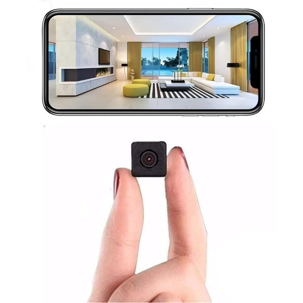 Shaopao Mini Wireless Security Camera, 4K HD Small Magnetic Home WiFi Camera Nanny Cam with Motion Detection, Cloud & SD Storage, Night Vision, Tiny Cameras for Home Pet Baby Office Indoor Outdoor