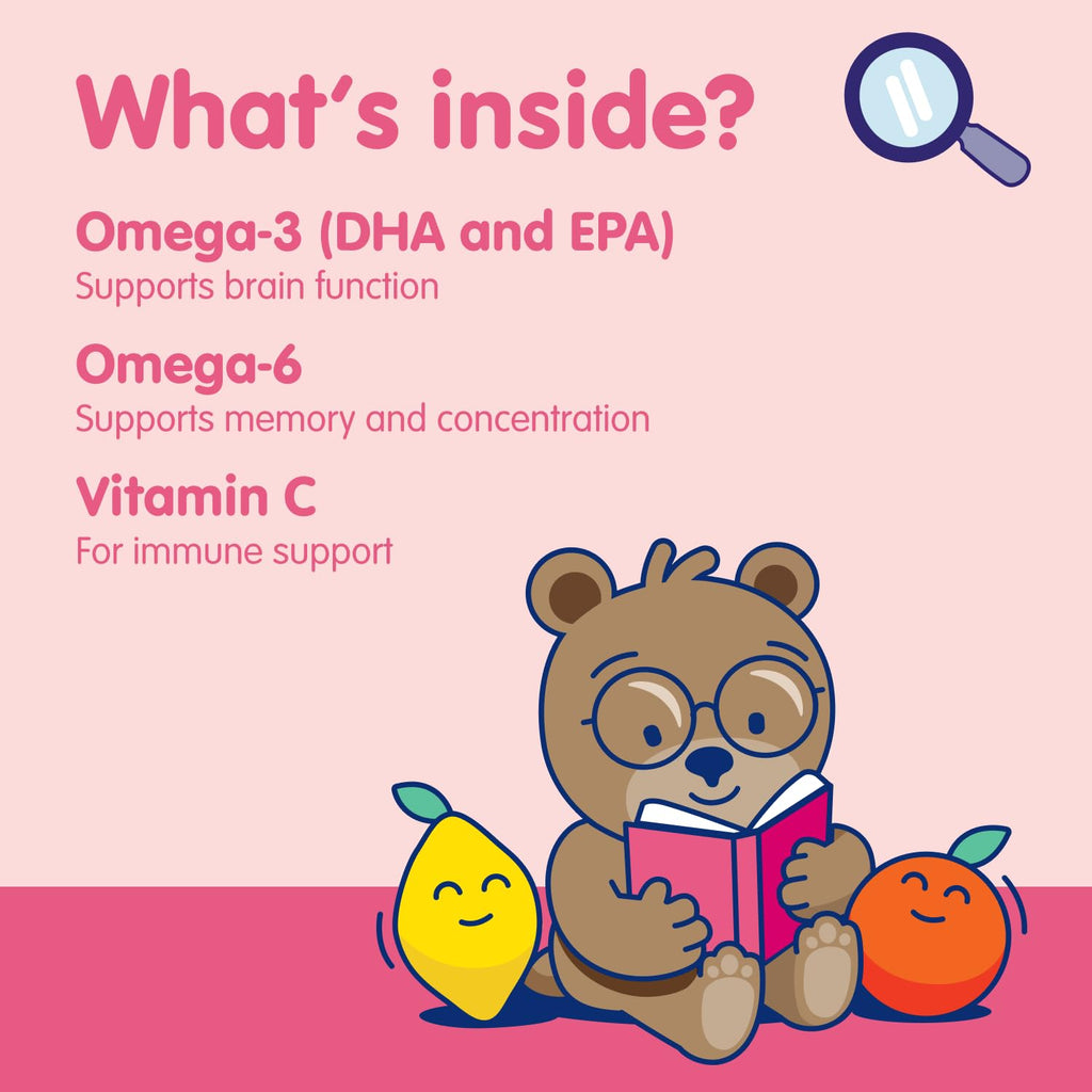DR. MORITZ Vegan Omega 3 Gummies for Kids and Toddlers (90 Count), Omega 3 Kids Gummies for Brain and Heart Health, No Fish Oil and Gluten Free