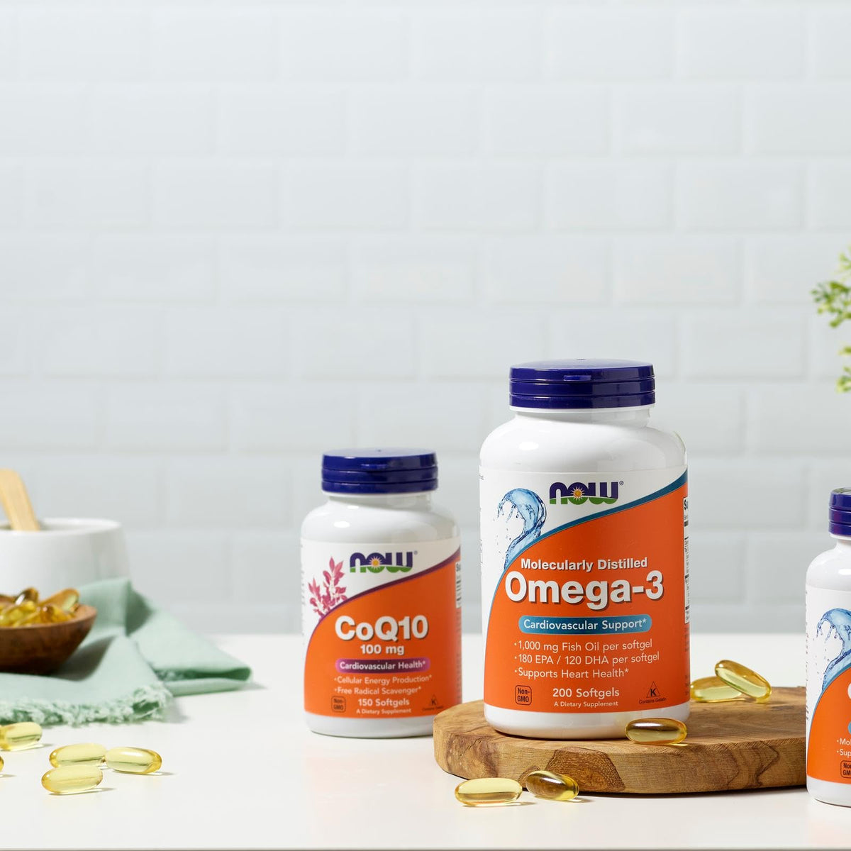NOW Foods Supplements, CoQ10 (Coenzyme Q10) 100 mg, Pharmaceutical Grade, 150 Softgels