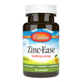 Carlson Zinc-Ease, Soothing Lozenge, Zinc Citrate, Lemon, 42 Lozenges