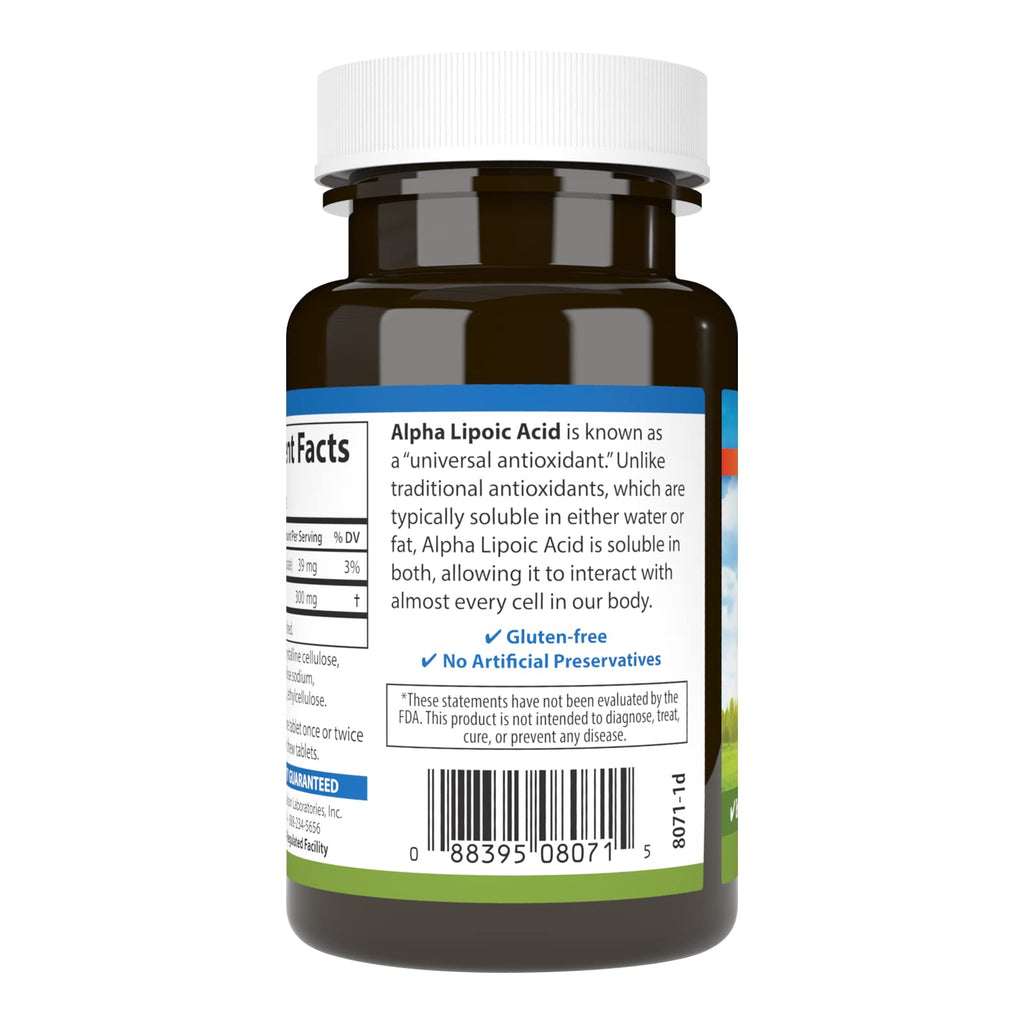 Carlson Alpha Lipoic Acid, 300 mg, Energy Production, 90 Tablets