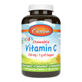 Carlson Kid's Chewable Vitamin C, 250 mg, 120 Vegetarian Chewable Tablets