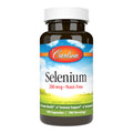 Carlson Selenium, 200 mcg, Yeast-Free, Prostate Health, 180 Capsules