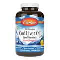 Carlson Cod Liver Oil Gems, Low Vitamin A, 230 mg Omega-3s, 150 Softgels