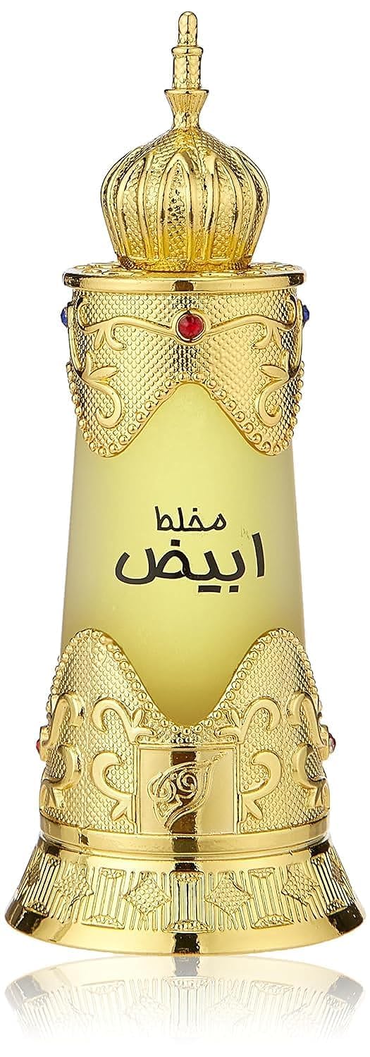 Afnan Mukhallat Abiyad Concentrated Perfume Oil 0.67 Ounce (Unisex)