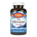 Carlson Elite DHA Gems, 1000 mg, DHA in a Single Soft Gel, 60 Soft Gels