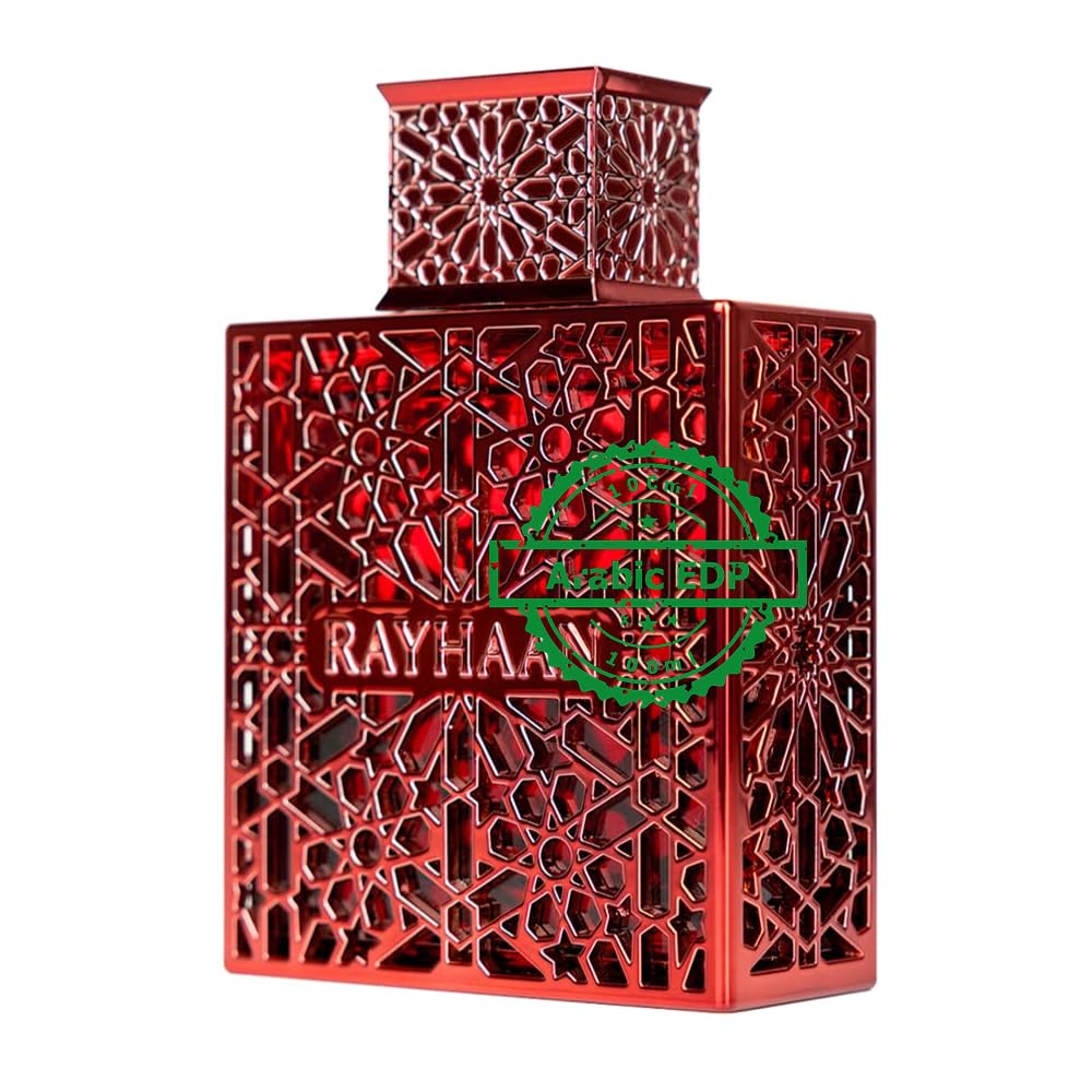 Crimson – Warm Spicy Amber Woody Eau De Parfum Spray for Unisex, Long Lasting Fragrance, 3.4 Ounce / 100 ml