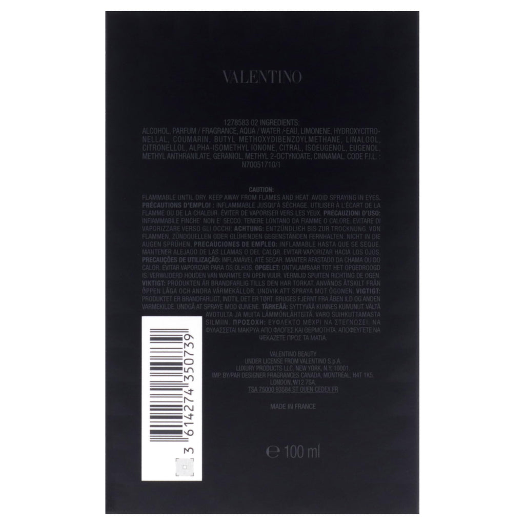 Valentino Uomo Born In Roma Extradose for Men - 3.4 oz Parfum Spray