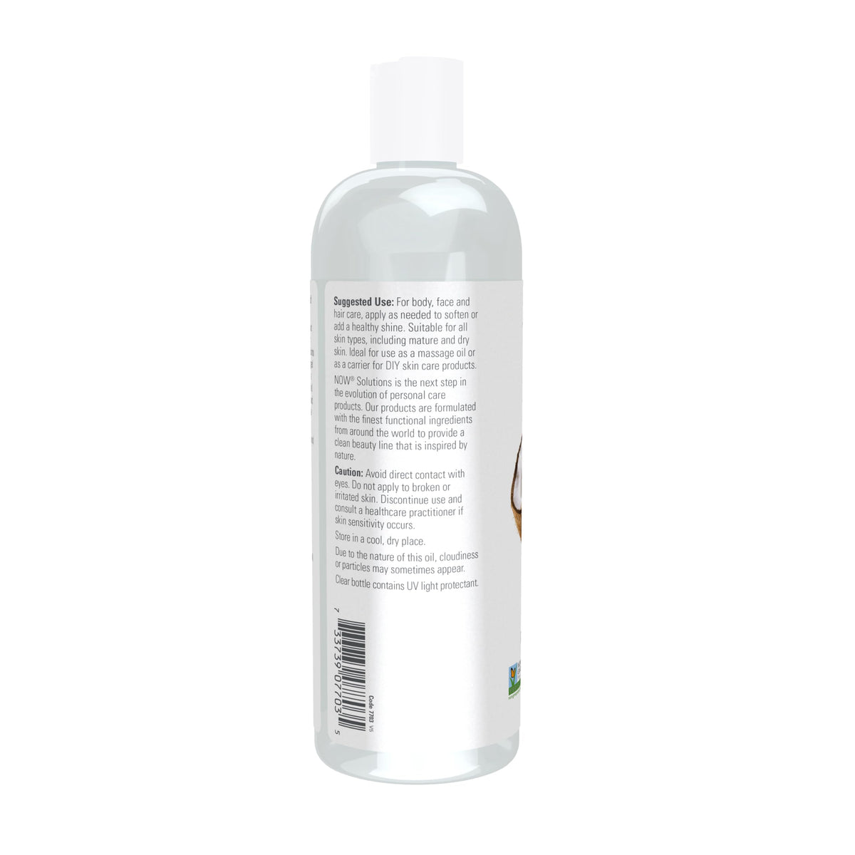 NOW Foods Solutions, Liquid Coconut Oil, Light and Nourishing, 16-Ounce