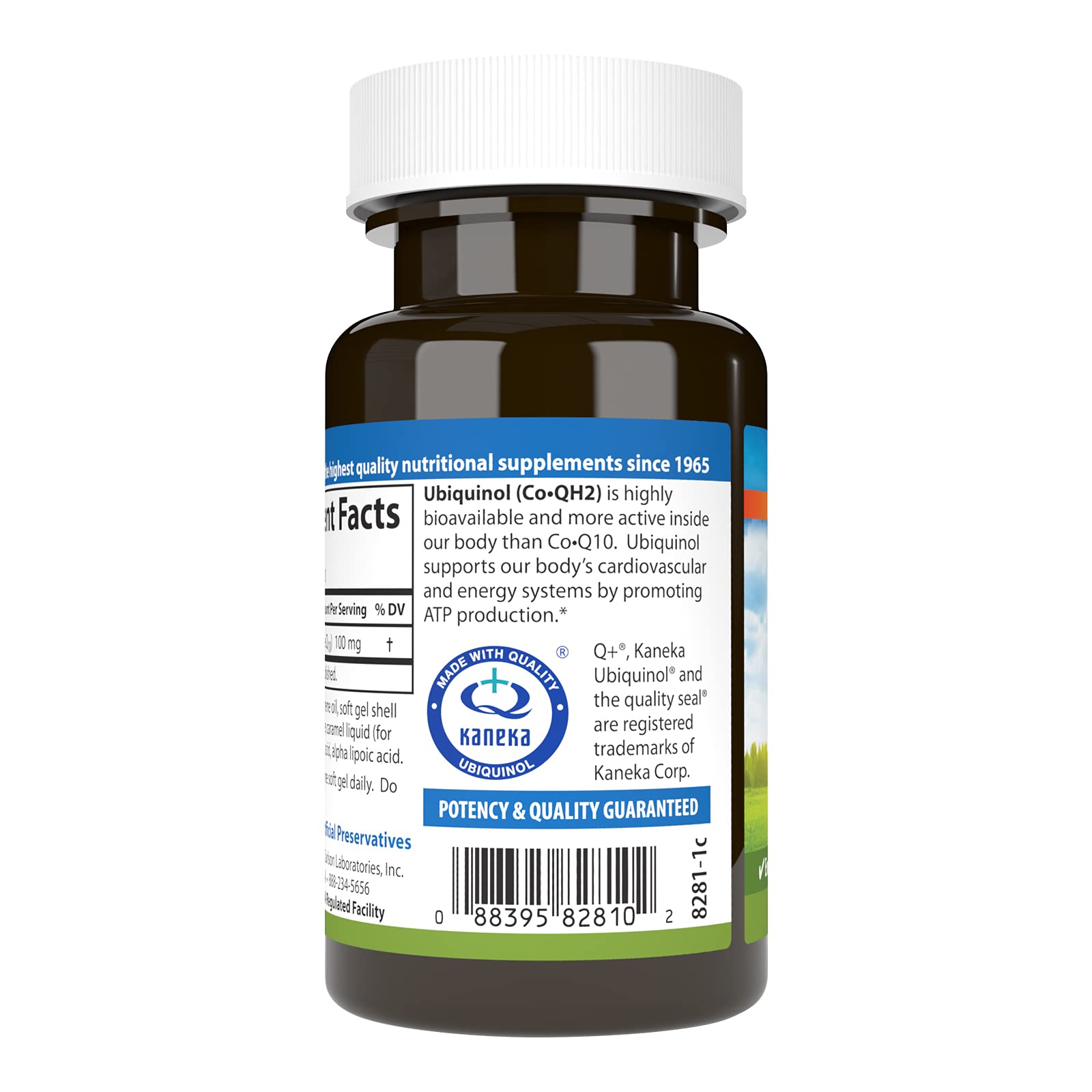 Carlson Co-QH2 Ubiquinol, Active Form of Co-Q10-100 mg, 60 Softgels