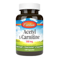 Carlson Acetyl L-Carnitine, 500 mg, 120 Vegetarian Capsules