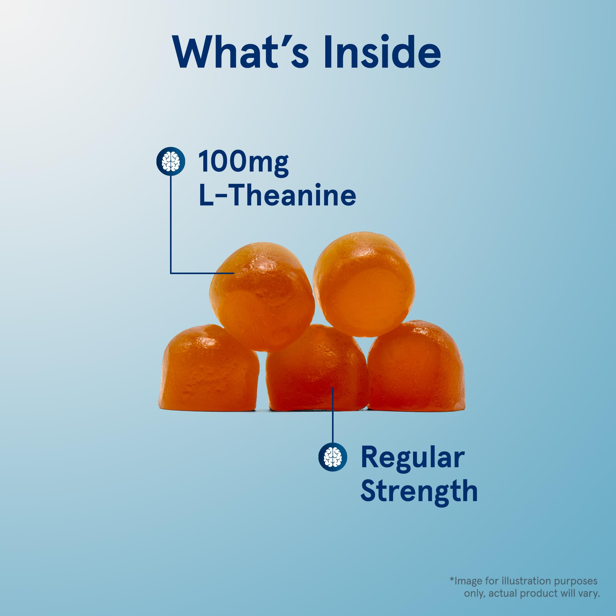 Jarrow Formulas® Theanine 100 mg Gummies, Dietary Supplement That Promotes Calmness, 60 Apple-Flavored Gummies, 60 Day Supply