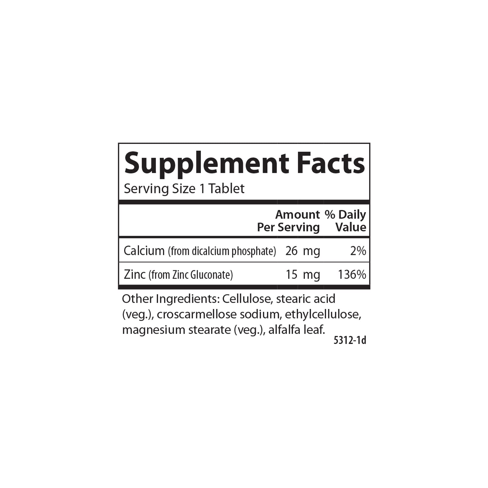 Carlson Zinc, 15 mg, Zinc Supplement, Zinc Gluconate, 250 Tablets