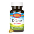 Carlson E-Gems 200 IU (134 mg), Natural-Source Vitamin E, 90 Soft Gels