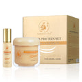 Aomimegel Collagen Repair Hair Mask & Argan Oil Set, 16.9 fl oz + 2 fl oz