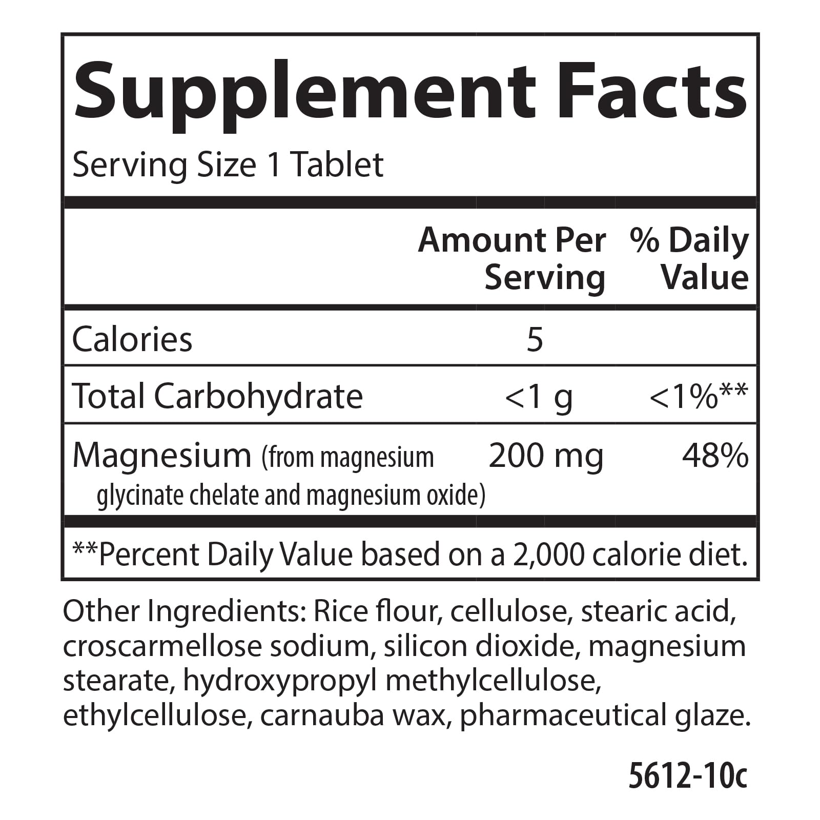 Carlson Chelated Magnesium Glycinate, 200 mg, Muscle Function, 180 Tablets