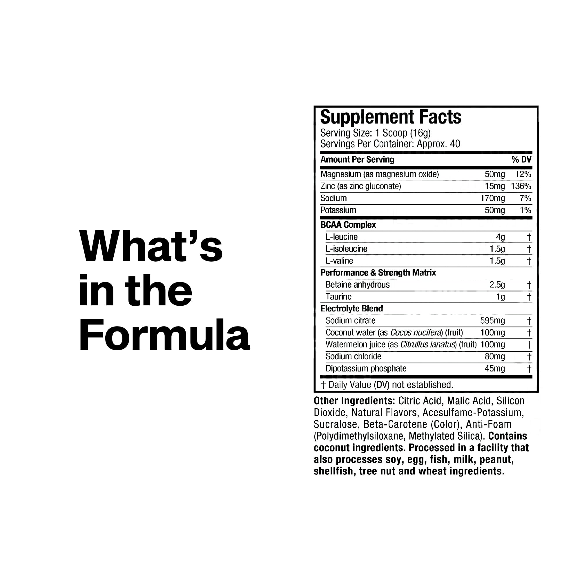 MuscleTech | BCAA Amino Acids + Electrolyte Powder | 7g of BCAAs + Electrolytes Support | Build Lean Muscle & Boost Endurance | Tropical Twist | 614 grams | 40 servings