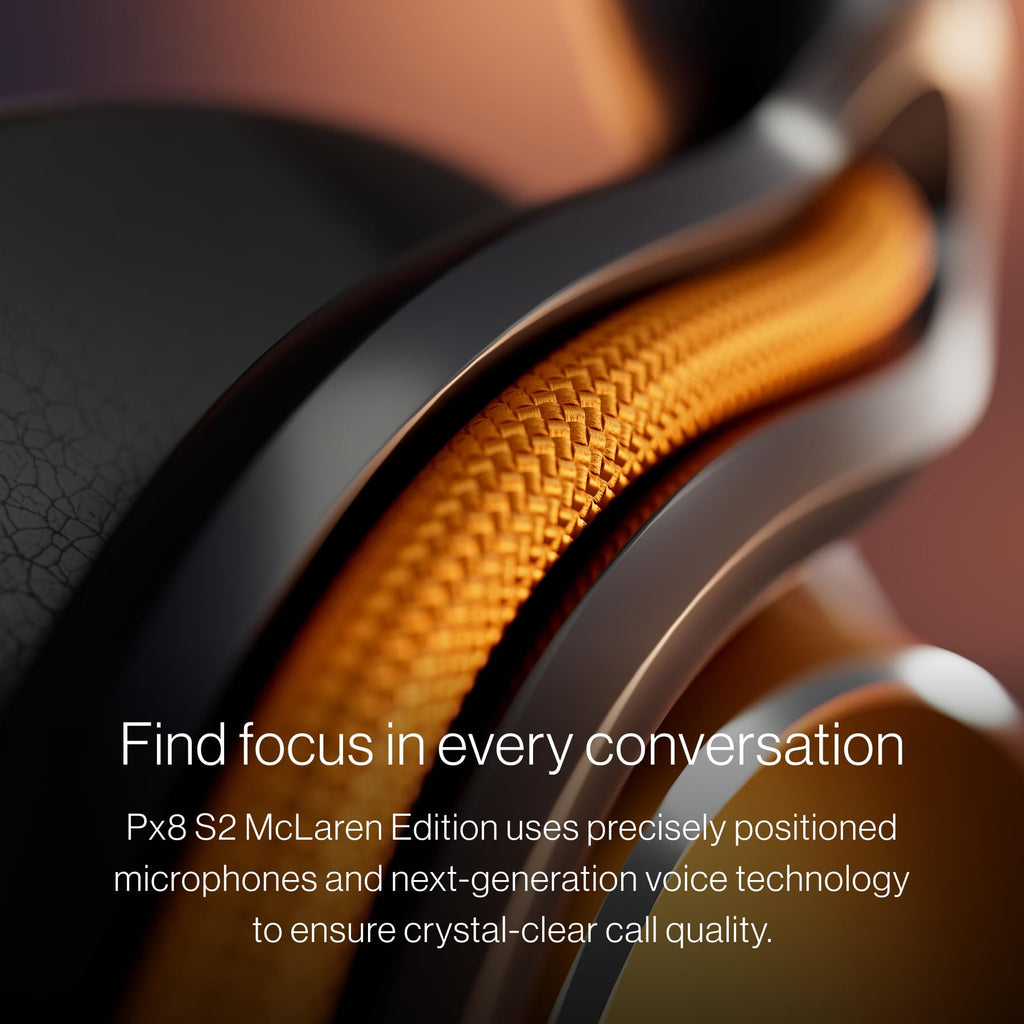 Bowers & Wilkins Px8 S2 Wireless Over-Ear Headphones, McLaren Edition