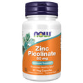 Now Supplements, Zinc Picolinate 50 mg, 30 Veg Caps