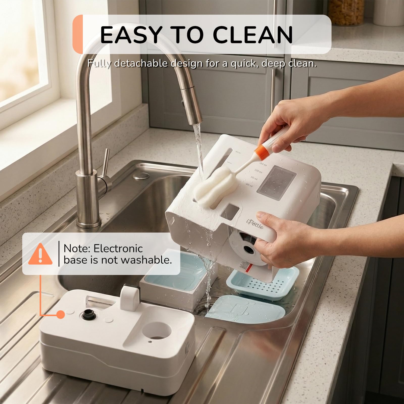 iPettie Camera Automatic Cat Feeder and Water Dispenser, 5G/2.4GHz WiFi
